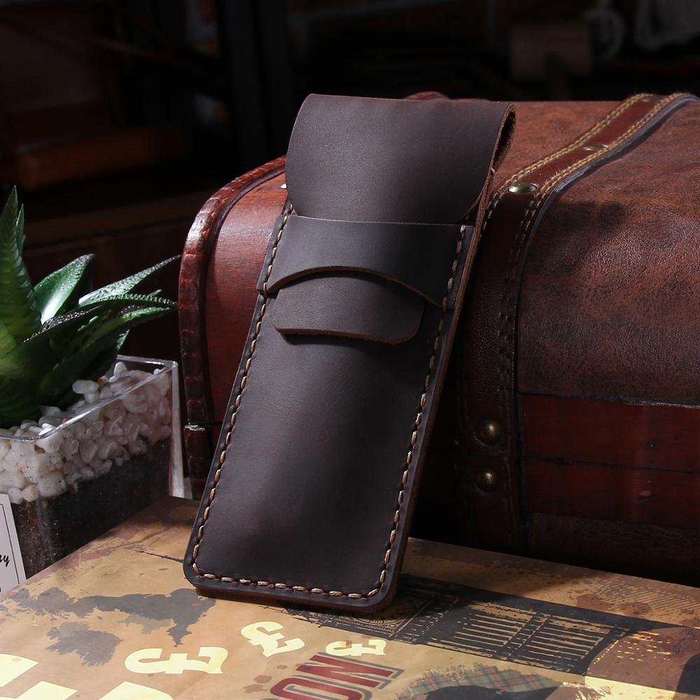 Leather Cowhide Fountain Pen Cases Cover,Handmade ..